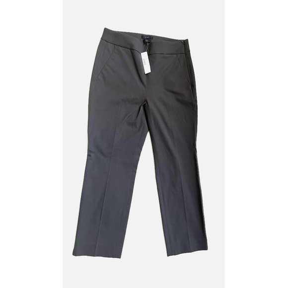 J. Crew Remi Pant, NEW, Grey, 8P, bi-stretch cotton, work pants, grayish… - Picture 2 of 9